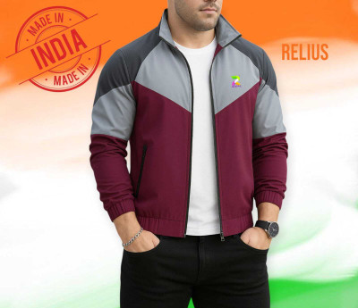 RELIUS Full Sleeve Colorblock Men Jacket