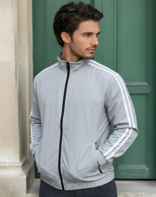 PERFECT PRODUCTIONS Full Sleeve Solid, Striped Men Jacket