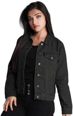 Tripursundari Fashion Full Sleeve Solid Women Denim Jacket