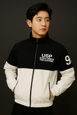 areeba Full Sleeve Colorblock Men Jacket