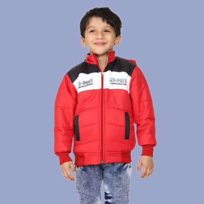 official club Full Sleeve Colorblock Boys Jacket