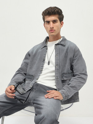 Urbano Fashion Full Sleeve Solid Men Denim Jacket