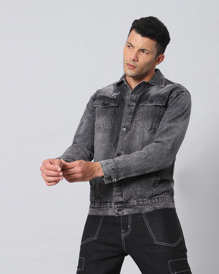 ARBIA FUNKI Full Sleeve Washed Men Denim Jacket