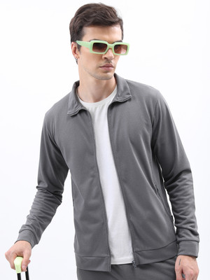 HIGHLANDER Full Sleeve Self Design Men Jacket