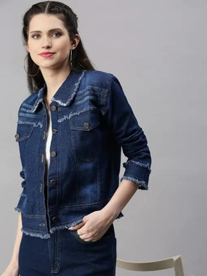 Eliq Full Sleeve Solid Women Denim Jacket