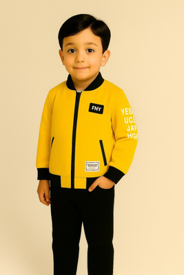 Intacox Full Sleeve Solid Boys Jacket