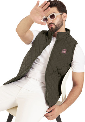 ARDLOR Sleeveless Solid Men Jacket