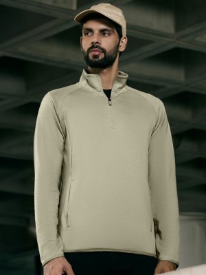 XYXX Full Sleeve Solid Men Sweatshirt