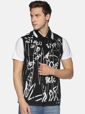 KULTPRIT Sleeveless Printed Men Jacket