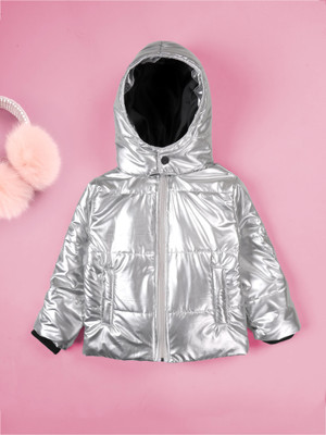 KiddoPanti Full Sleeve Solid Girls Jacket