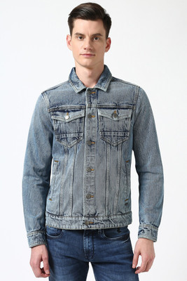 PETER ENGLAND Full Sleeve Self Design Men Jacket