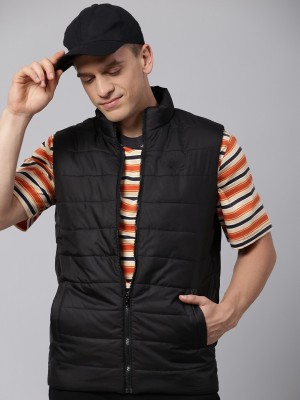 CURVYFIT Sleeveless Solid Men Jacket