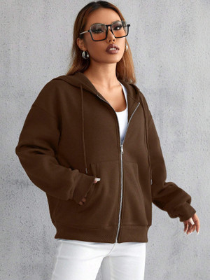 Else & What Full Sleeve Solid Women Sweatshirt