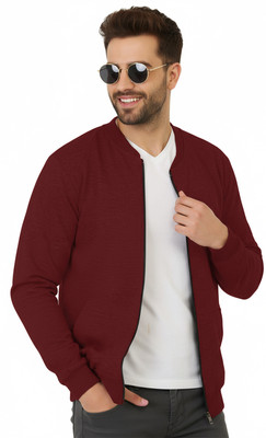 Leotude Full Sleeve Solid Men Jacket