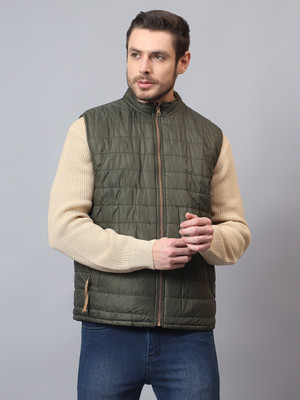 CANTABIL Sleeveless Self Design Men Jacket