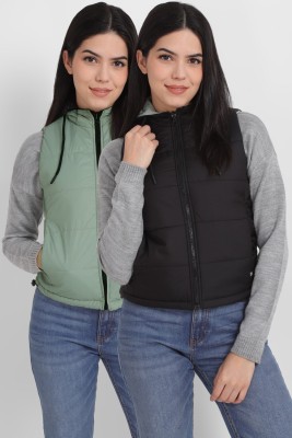 Allen Solly Sleeveless Solid Women Jacket