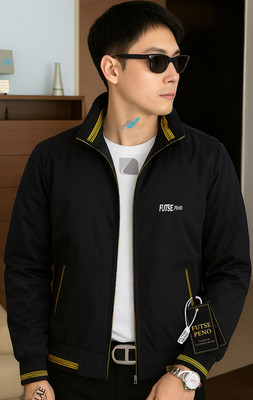 FUTSE PENO Full Sleeve Solid, Printed Men Jacket