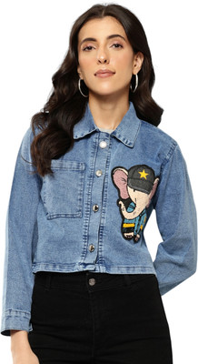 Aarika Full Sleeve Embellished Women Denim Jacket