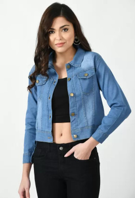 GLAMHOOD Full Sleeve Solid Women Denim Jacket