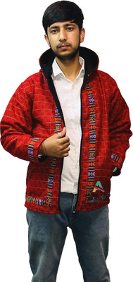 ARUNA KULLU HANDLOOM Full Sleeve Self Design Men Jacket