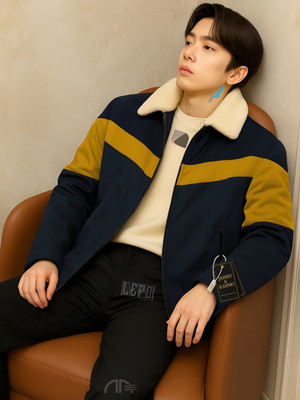 Jammy & Kammo Full Sleeve Solid, Colorblock Men Jacket