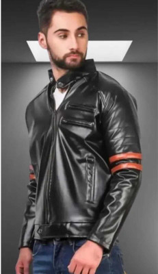 Rozebee Full Sleeve Solid, Striped Men Jacket