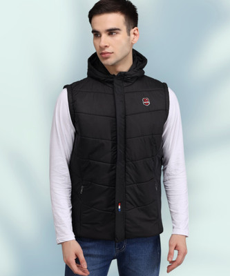 Brayles Sleeveless Solid Men Jacket
