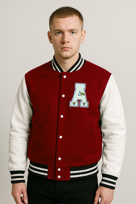 Mg Fab Full Sleeve Applique Men Jacket
