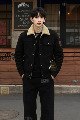 Jammy & Kammo Full Sleeve Solid Men Jacket