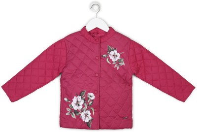 Palm Tree Full Sleeve Printed Girls Jacket