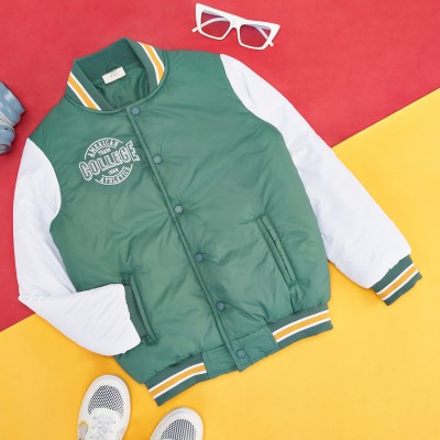 Pantaloons Junior Full Sleeve Colorblock Boys Jacket