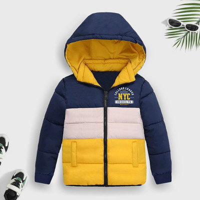 Trampoline Full Sleeve Colorblock Boys Jacket
