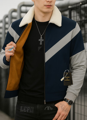 Jammy & Kammo Full Sleeve Solid Men Jacket