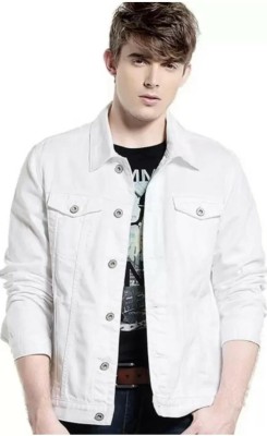 Emmy Word Full Sleeve Solid Men Denim Jacket