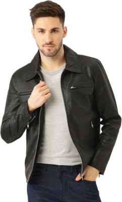Leather Retail Full Sleeve Printed Men Jacket