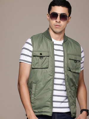 Roadster Sleeveless Solid Men Jacket