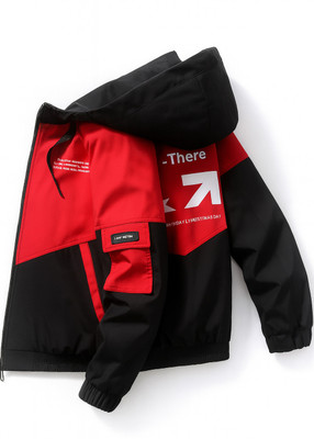 AZYHUB Full Sleeve Colorblock Men Jacket