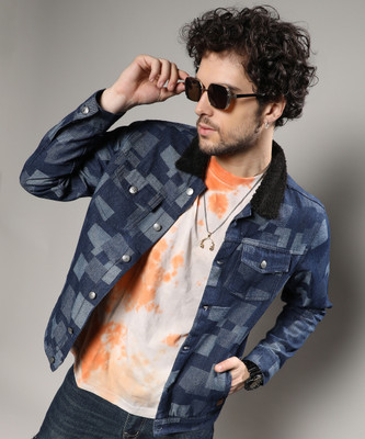 CAMPUS SUTRA Full Sleeve Dyed/Ombre Men Jacket