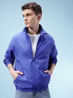 Glitchez Full Sleeve Solid Men Jacket