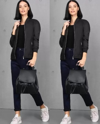 undefined Full Sleeve Self Design Women Jacket