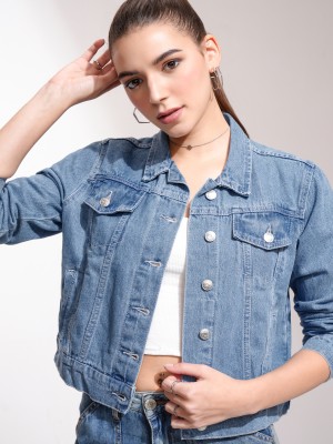 Tokyo Talkies Full Sleeve Washed Women Jacket