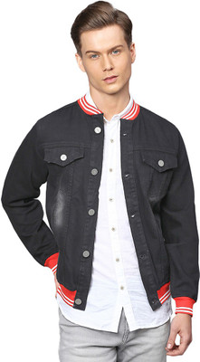 CAMPUS SUTRA Full Sleeve Solid Men Denim Jacket
