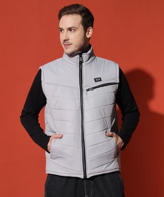 HEMLOCK Sleeveless Solid Men Jacket