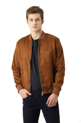 Leather Retail Full Sleeve Solid Men Jacket