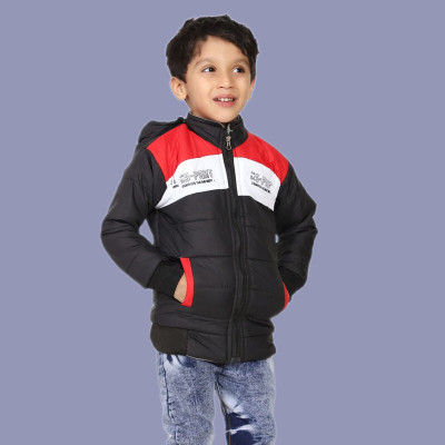 official club Full Sleeve Colorblock Boys Jacket