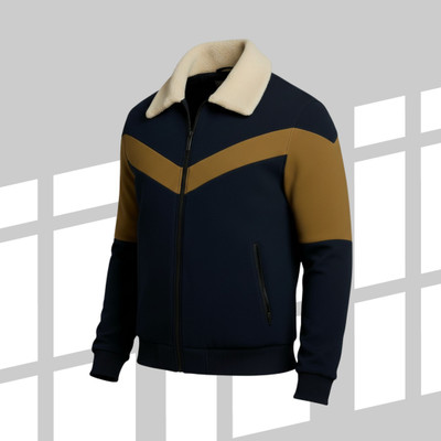 IandT Full Sleeve Colorblock Men Jacket