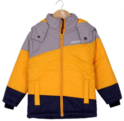 PROVOGUE Full Sleeve Colorblock Boys Jacket