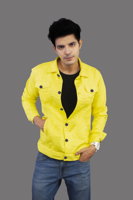 KLIZEN Full Sleeve Solid Men Denim Jacket
