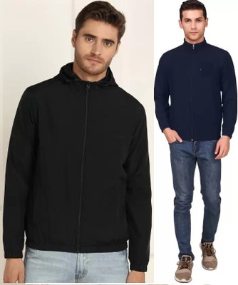 Tritika Full Sleeve Solid Men Jacket