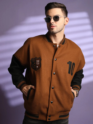 CHKOKKO Full Sleeve Colorblock Men Jacket